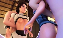 This BioShock Naughty 3D Elizabeth Loves a Huge Thick Cock