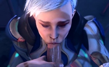 Heroes from Video Games Gets Brutal Fuck and Creampied