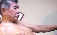 Mustache Asian Older Man