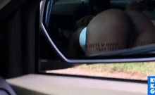 Black Slut Sucking Dick In Front Seat Of Car