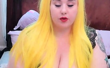 BBW with big boobs on webcam 3 gives ca