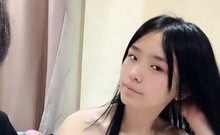 Small titted Asian deep nub and ass fuck