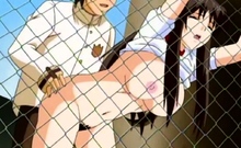 Horny schoolgirl anime