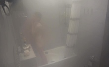 Video of my naked hot ex in a luxury steam shower