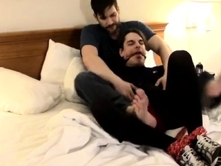 Gay twink fisting Punished by Tickling