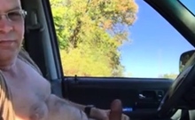 Daddy Plays and Cums in the Car